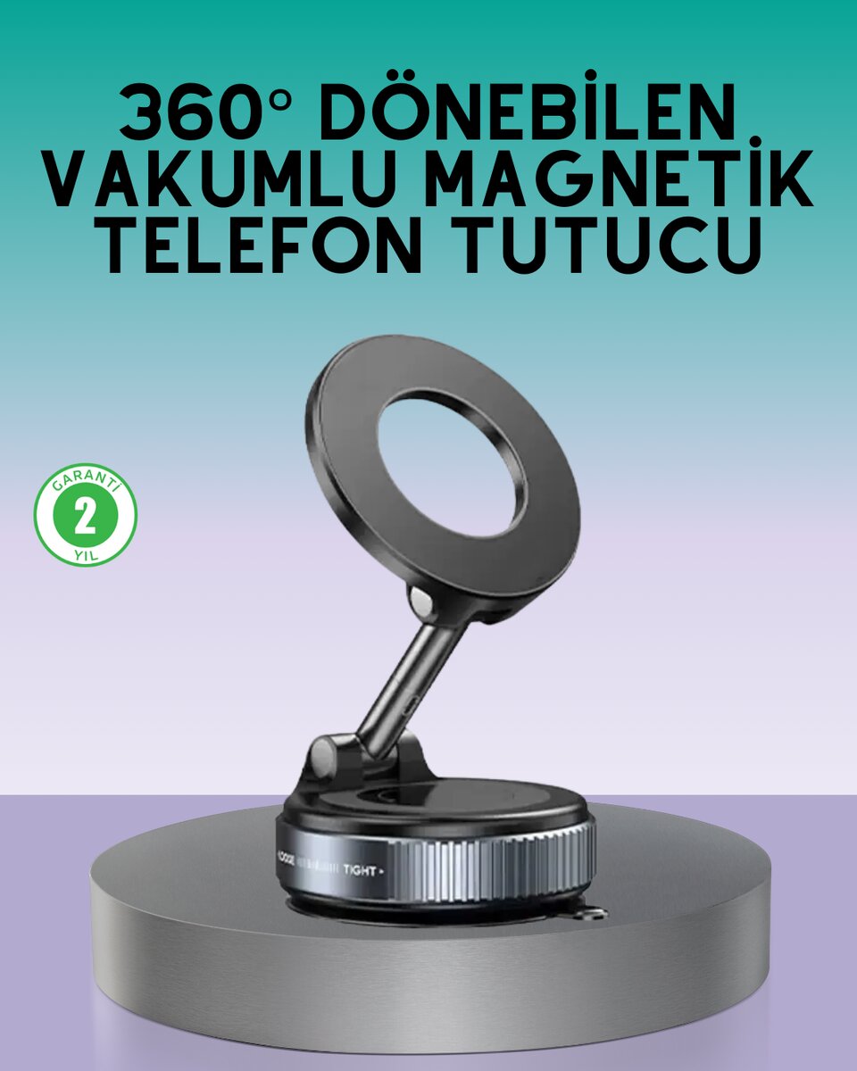 360 Derece Ayarlanabilir Manyetik Araç Telefon Standı 360 Derece Ayarlanabilir Manyetik Araç Telefon Standı