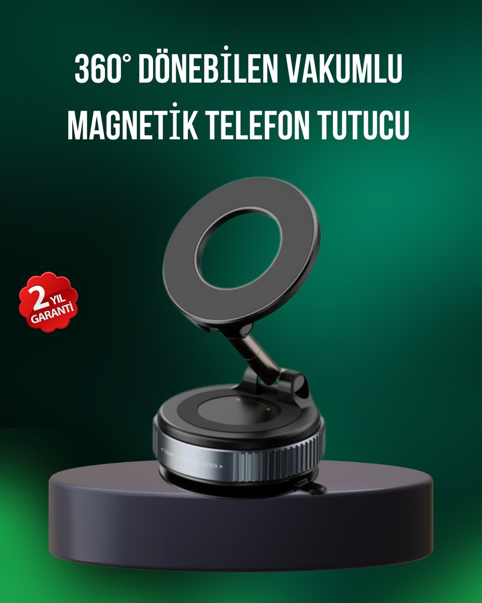 Alüminyum Gövdeli Manyetik Araç İçi Telefon Tutucu Alüminyum Gövdeli Manyetik Araç İçi Telefon Tutucu