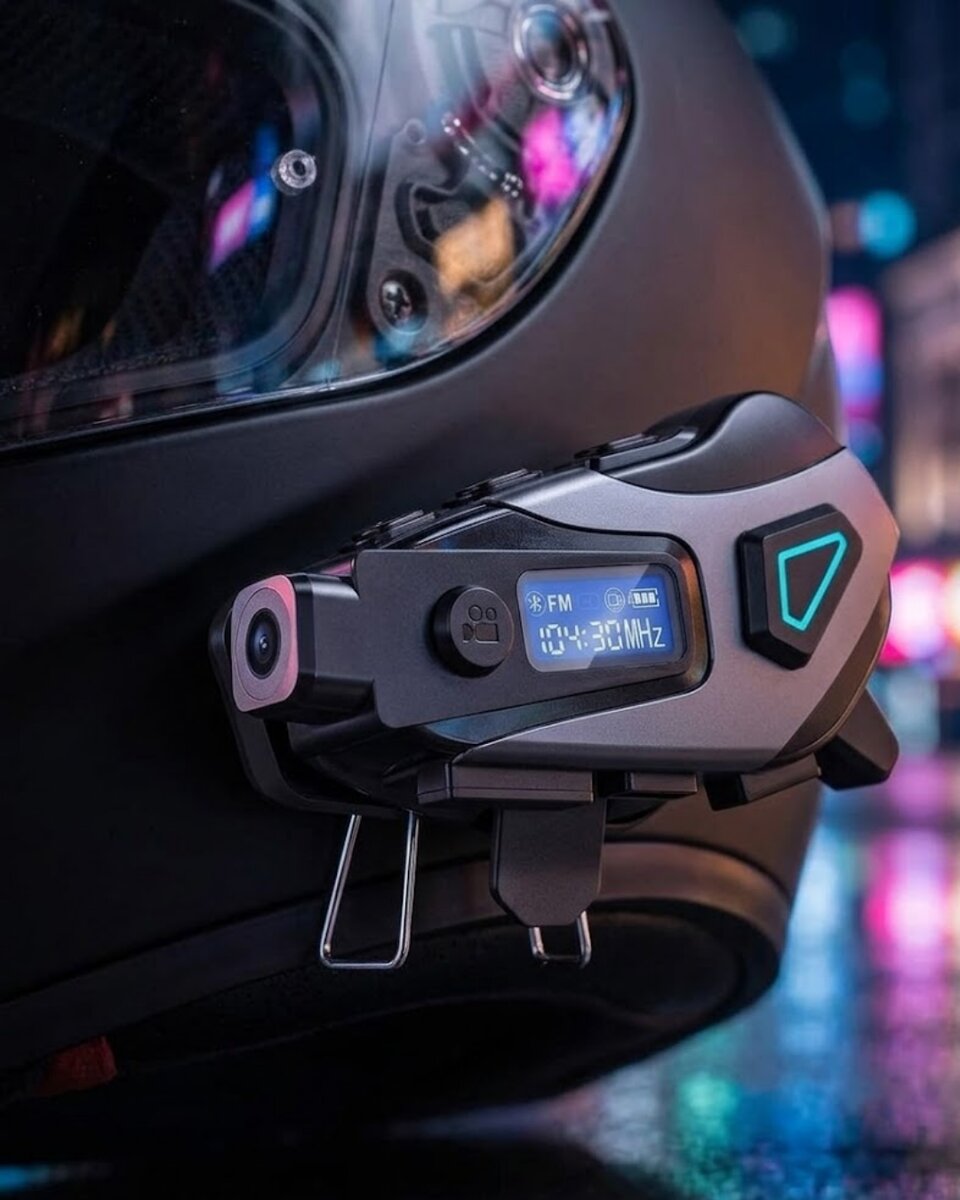 Kask İçi Bluetooth Kulaklık Kamera Özellikli Uzun Pil Ömrü ve Su Geçirmez Kask İçi Bluetooth Kulaklık Kamera Özellikli Uzun Pil Ömrü ve Su Geçirmez