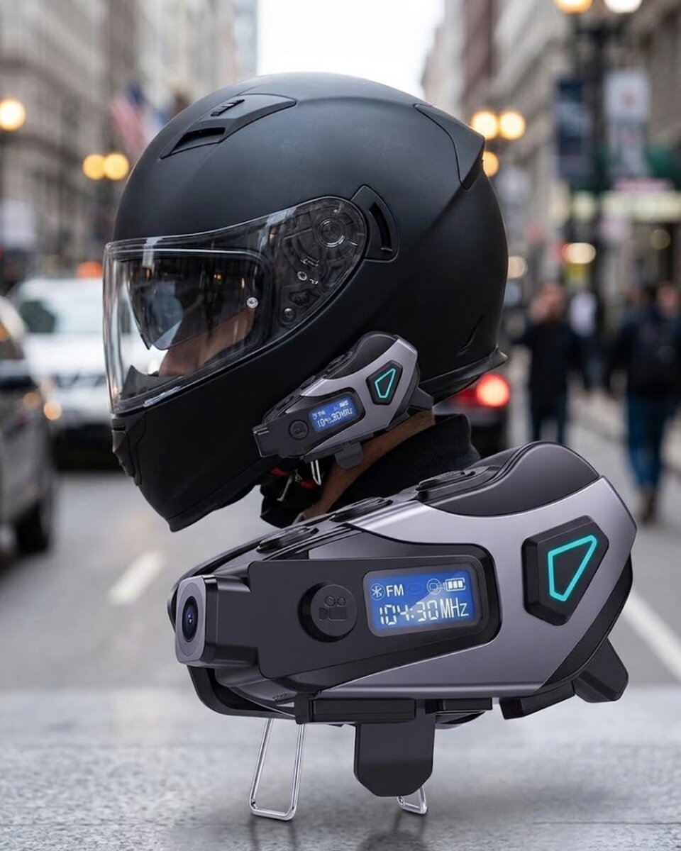 Motosiklet Kask Bluetooth Kulaklık Uzun Pil Ömrü Kamera ve Sesli Komut Destekli Motosiklet Kask Bluetooth Kulaklık Uzun Pil Ömrü Kamera ve Sesli Komut Destekli