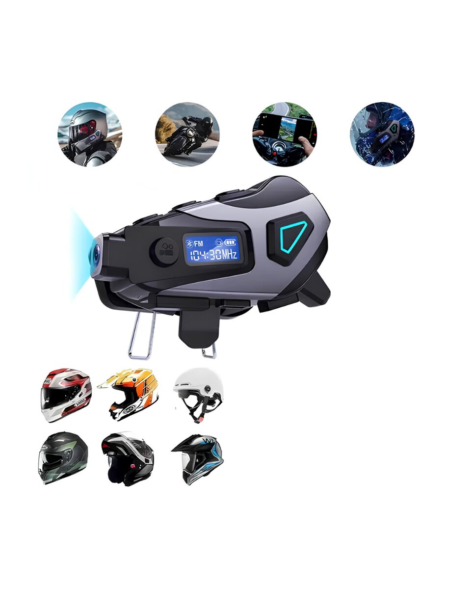 Kask İçi Bluetooth Kulaklık Kamera Özellikli Uzun Pil Ömrü ve Su Geçirmez Kask İçi Bluetooth Kulaklık Kamera Özellikli Uzun Pil Ömrü ve Su Geçirmez