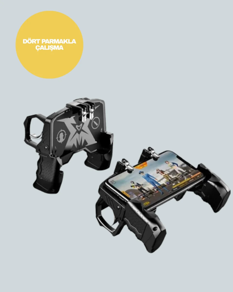 Ergonomik Tetik Tasarımlı Mobil Oyun Gamepad Tutucu Ergonomik Tetik Tasarımlı Mobil Oyun Gamepad Tutucu