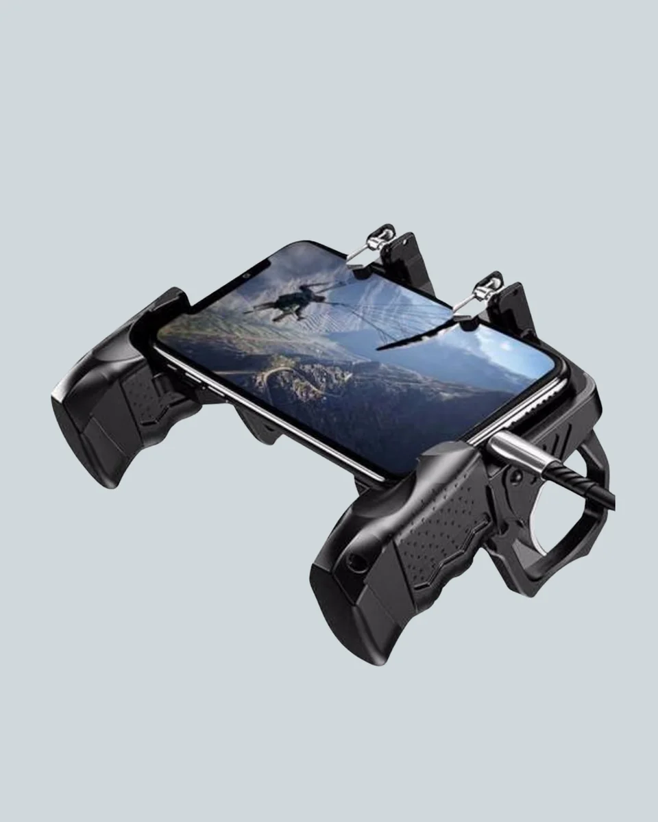 Mobil FPS Oyunlar İçin Dört Parmak Uyumlu Gamepad Mobil FPS Oyunlar İçin Dört Parmak Uyumlu Gamepad