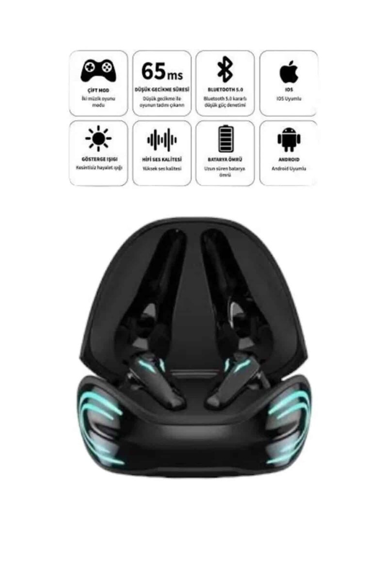 Android ve İOS Uyumlu Bluetooth Kulaklık Gaming Kulaklık Mini Android ve İOS Uyumlu Bluetooth Kulaklık Gaming Kulaklık Mini