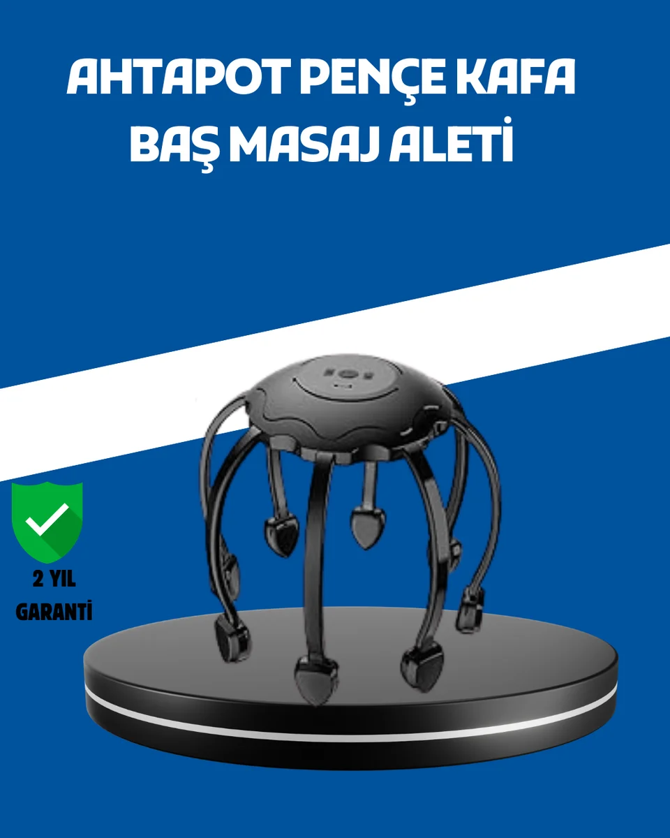 Elektrikli Saç Derisi Masaj Aleti Çok Noktalı 8 Kollu Titreşimli Masaj Elektrikli Saç Derisi Masaj Aleti Çok Noktalı 8 Kollu Titreşimli Masaj