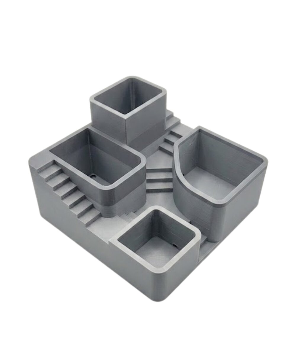 3D Baskı Kaktüs Saksı Seti Çok Bölmeli Modern Dekoratif Masaüstü Bitki Düzenleyici