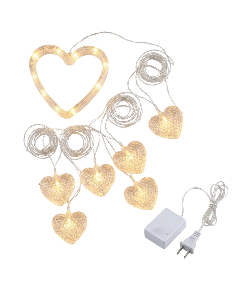 Romantik Kalp LED Işık Neon Görünümlü Dekoratif Oda Lambası Romantik Kalp LED Işık Neon Görünümlü Dekoratif Oda Lambası