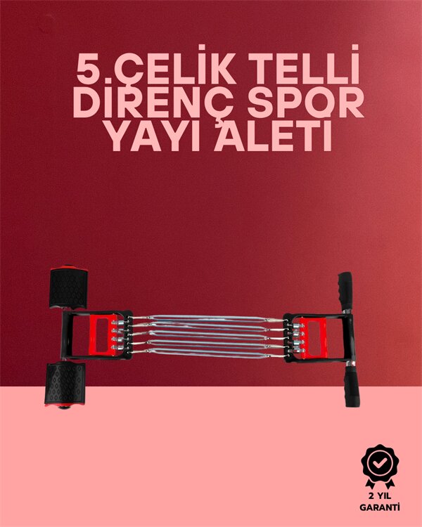 Ayarlanabilir Elastik Yaylı Ergonomik Tasarımlı Kas Güçlendirme Seti Ayarlanabilir Elastik Yaylı Ergonomik Tasarımlı Kas Güçlendirme Seti