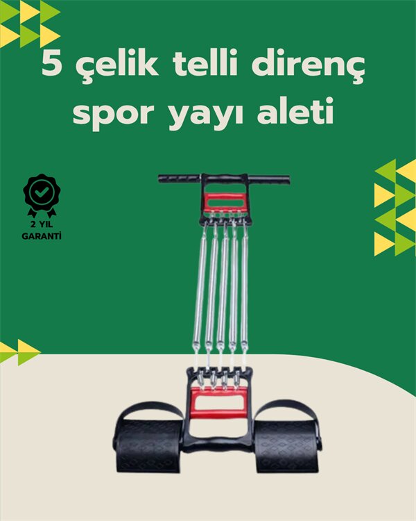 Çok Fonksiyonlu 3'ü 1 Arada Spor Aleti – Kol, Göğüs Genişletici ve Mekik Destekçisi