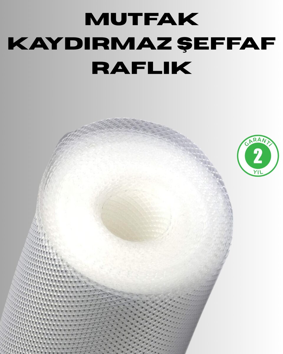 Kaydırmaz şeffaf raflık çekmece örtüsü 45x300 cm Kaydırmaz şeffaf raflık çekmece örtüsü 45x300 cm