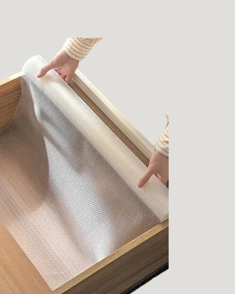 Şeffaf mutfak raflığı ve çekmece kaplaması kaydırmaz pvc Şeffaf mutfak raflığı ve çekmece kaplaması kaydırmaz pvc