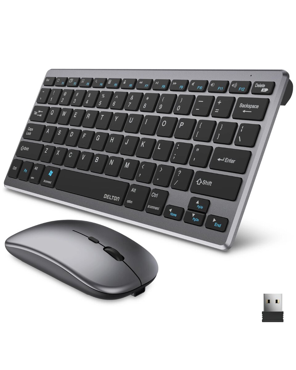 Kablosuz Bluetooth Klavye Mouse Seti Şarjlı Tablet Laptop Uyumlu