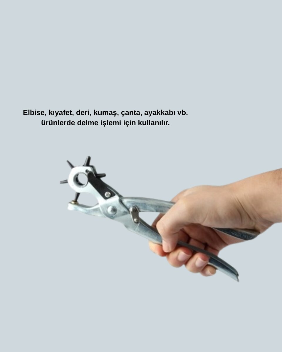 Kemer Delme Pensesi Çok Amaçlı 6 Farklı Delik Boyu Ayarlı Deri Delme Aleti Kemer Delme Pensesi Çok Amaçlı 6 Farklı Delik Boyu Ayarlı Deri Delme Aleti