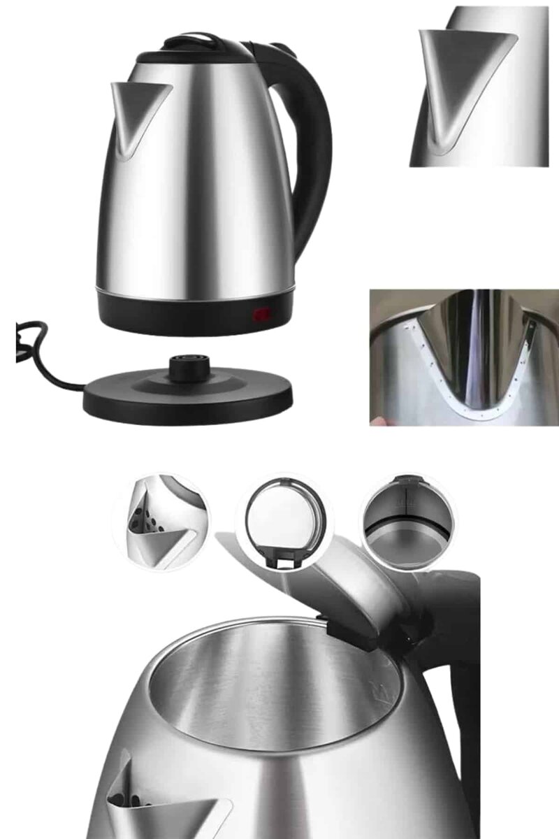 Kettle C F Tipi 220-240V Paslanmaz Çelik Elektrik Kablolu Otomatik Kapanma Kettle C F Tipi 220-240V Paslanmaz Çelik Elektrik Kablolu Otomatik Kapanma