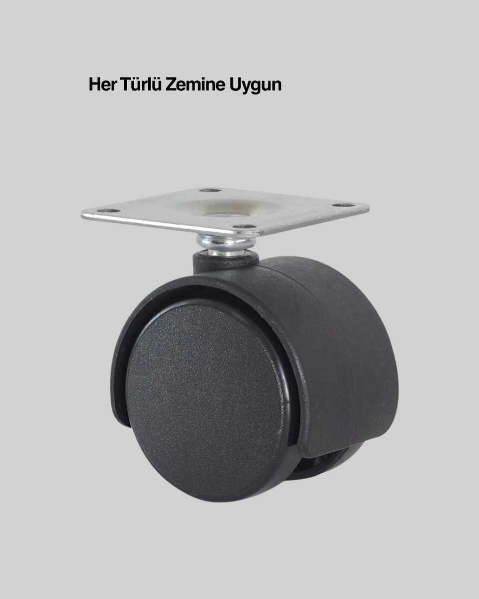 Mobilya Tekerleği 6 cm Kilitsiz Tekli Satış Mobilya Tekerleği 6 cm Kilitsiz Tekli Satış