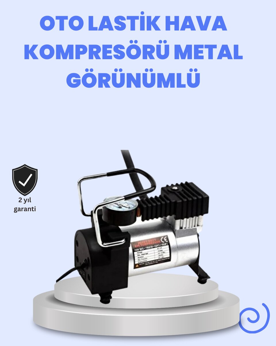 DC 12V Metal Hava Kompresörü Araç Lastik Şişirme 35L/Dk DC 12V Metal Hava Kompresörü Araç Lastik Şişirme 35L/Dk