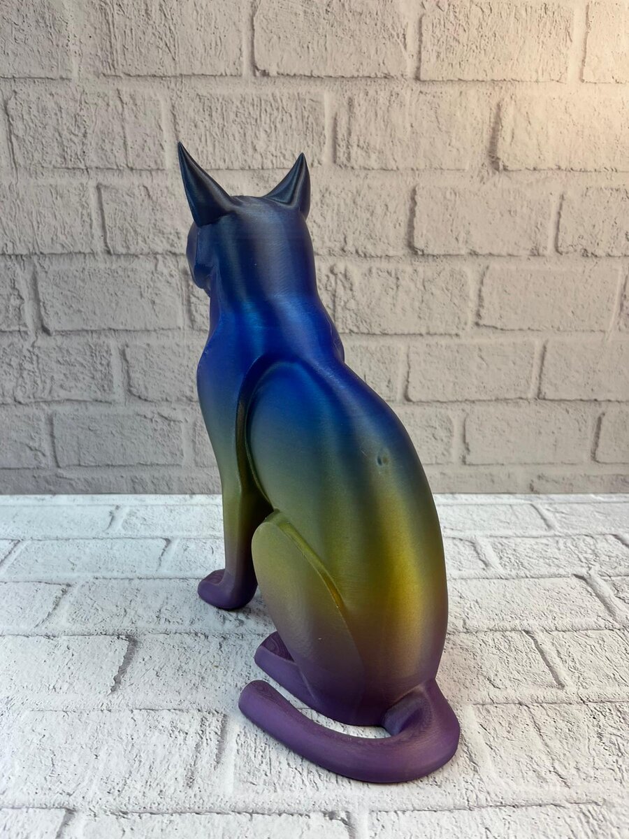 Koyu Rainbow Kedi Biblo Modern Salon ve Raf Dekoru