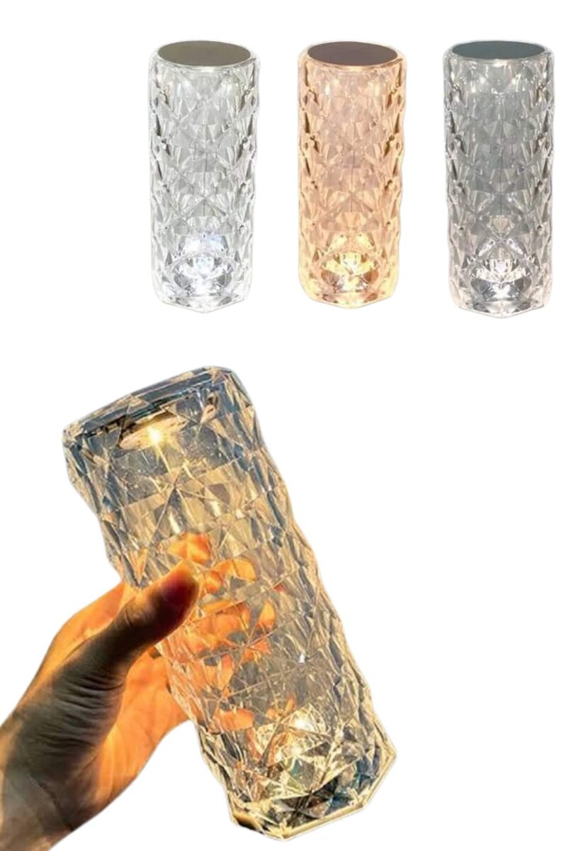 Yeni Nesil Modern Kristal Masa ve Gece Lambası Dokunmatik Renk Değiştirebilen Yeni Nesil Modern Kristal Masa ve Gece Lambası Dokunmatik Renk Değiştirebilen