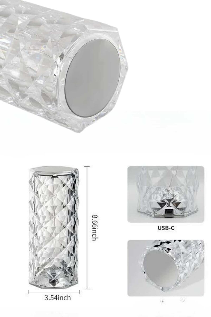 Yeni Nesil Modern Kristal Masa ve Gece Lambası Dokunmatik Renk Değiştirebilen Yeni Nesil Modern Kristal Masa ve Gece Lambası Dokunmatik Renk Değiştirebilen