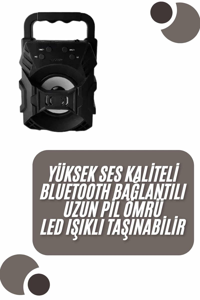 Kablosuz Bluetooth Hoparlör Ses Bombası RGB Işıklı Taşınabilir Yüksek Ses Kaliteli Kablosuz Bluetooth Hoparlör Ses Bombası RGB Işıklı Taşınabilir Yüksek Ses Kaliteli