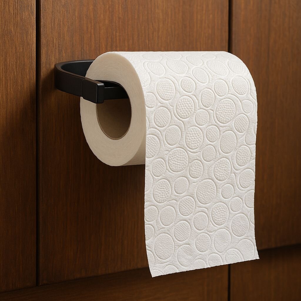 Siyah Tuvalet Kağıdı Tutucu Mat Kaplama Banyo Peçetelik