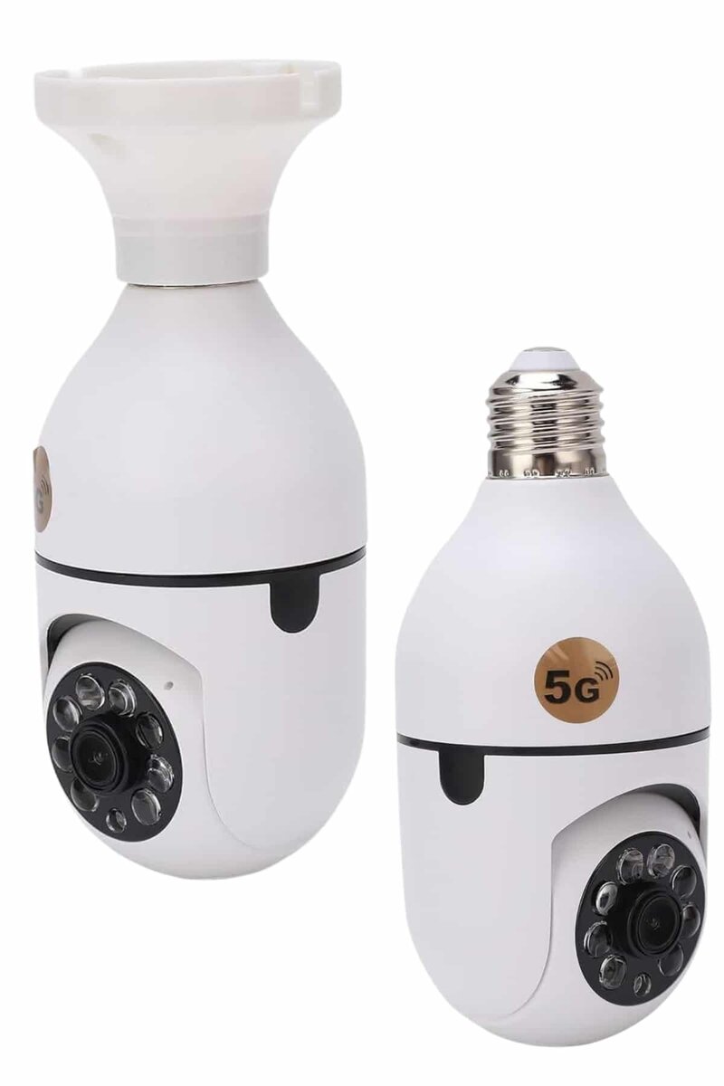 Güvenlik Kamerası Wi-Fi Özellikli 360 Derece Full Hd 1080p Ampül Kamera