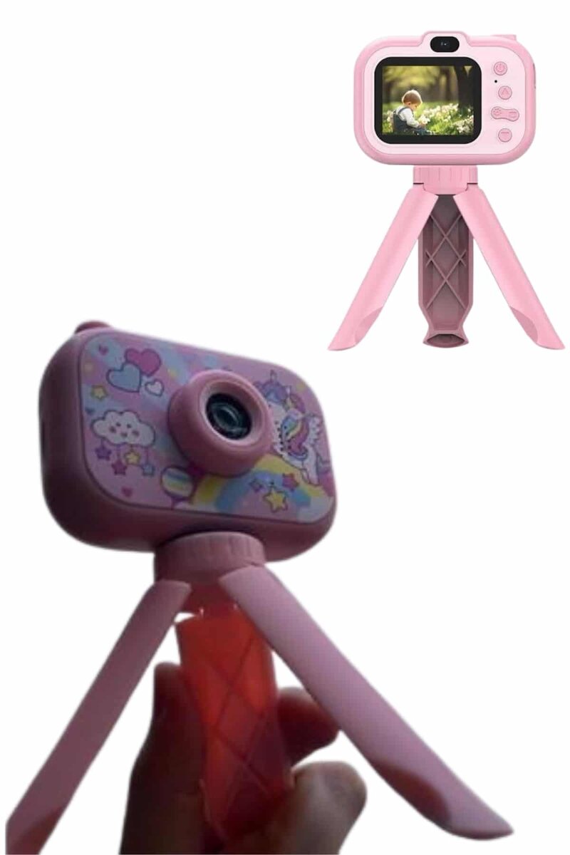 Ayaklı Çocuk Kamerası Tripodlu Mini 1080p Hd Çocuk Kamera Ayaklı Çocuk Kamerası Tripodlu Mini 1080p Hd Çocuk Kamera