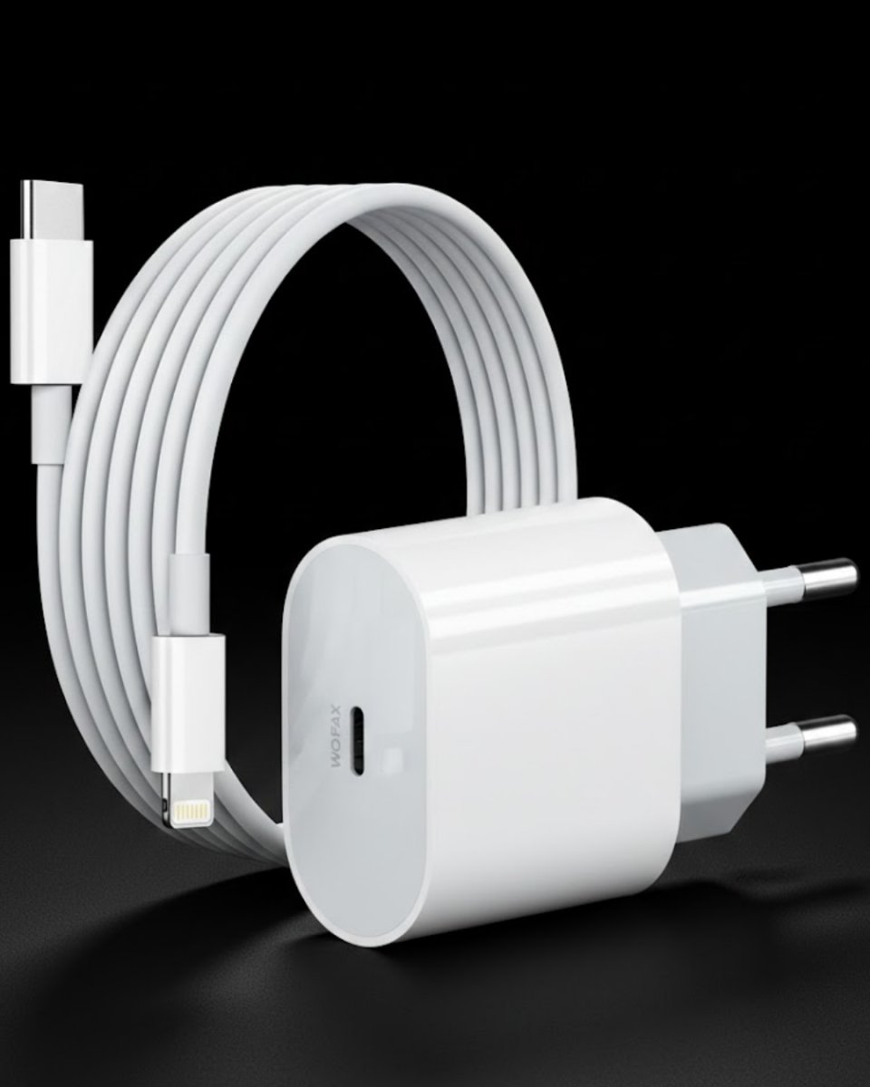 iPhone 14 13 12 11 Uyumlu 20W Hızlı Şarj Adaptörü Lightning Kablo Seti