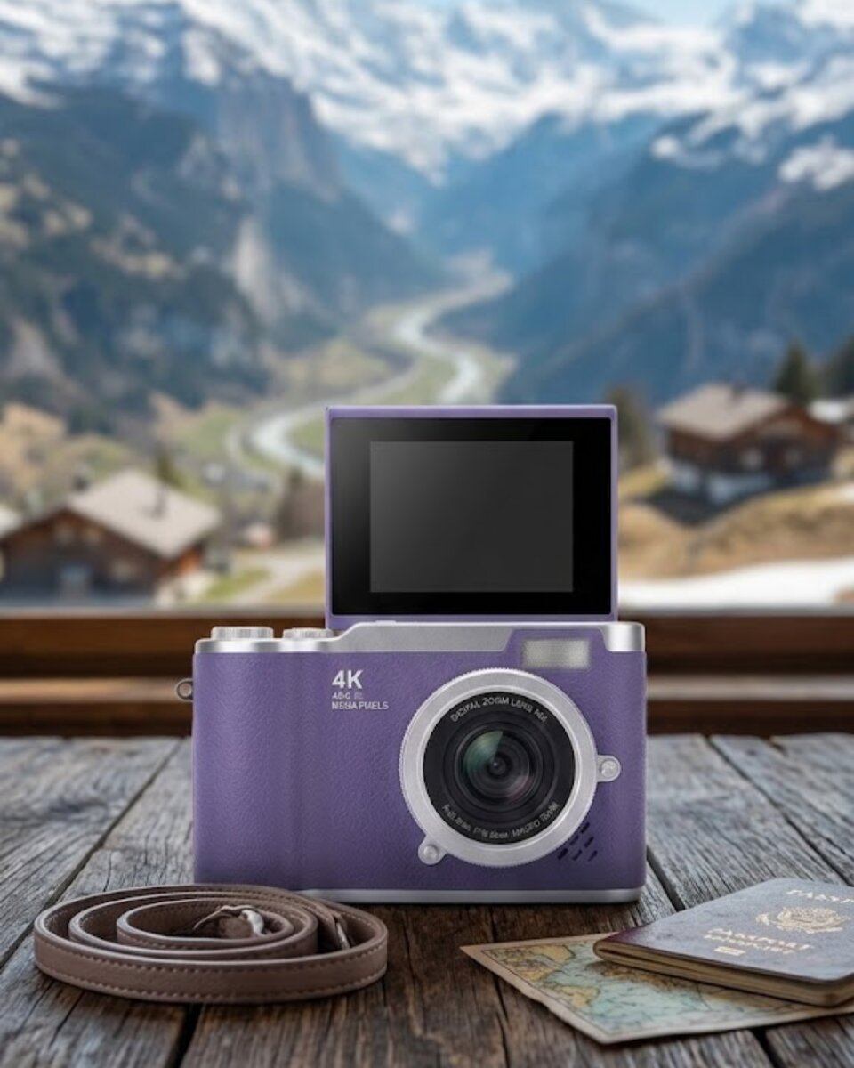 Vlog Kamera 4K Video 48 MP Otomatik Odaklı Flip Ekranlı Vlog Kamera 4K Video 48 MP Otomatik Odaklı Flip Ekranlı
