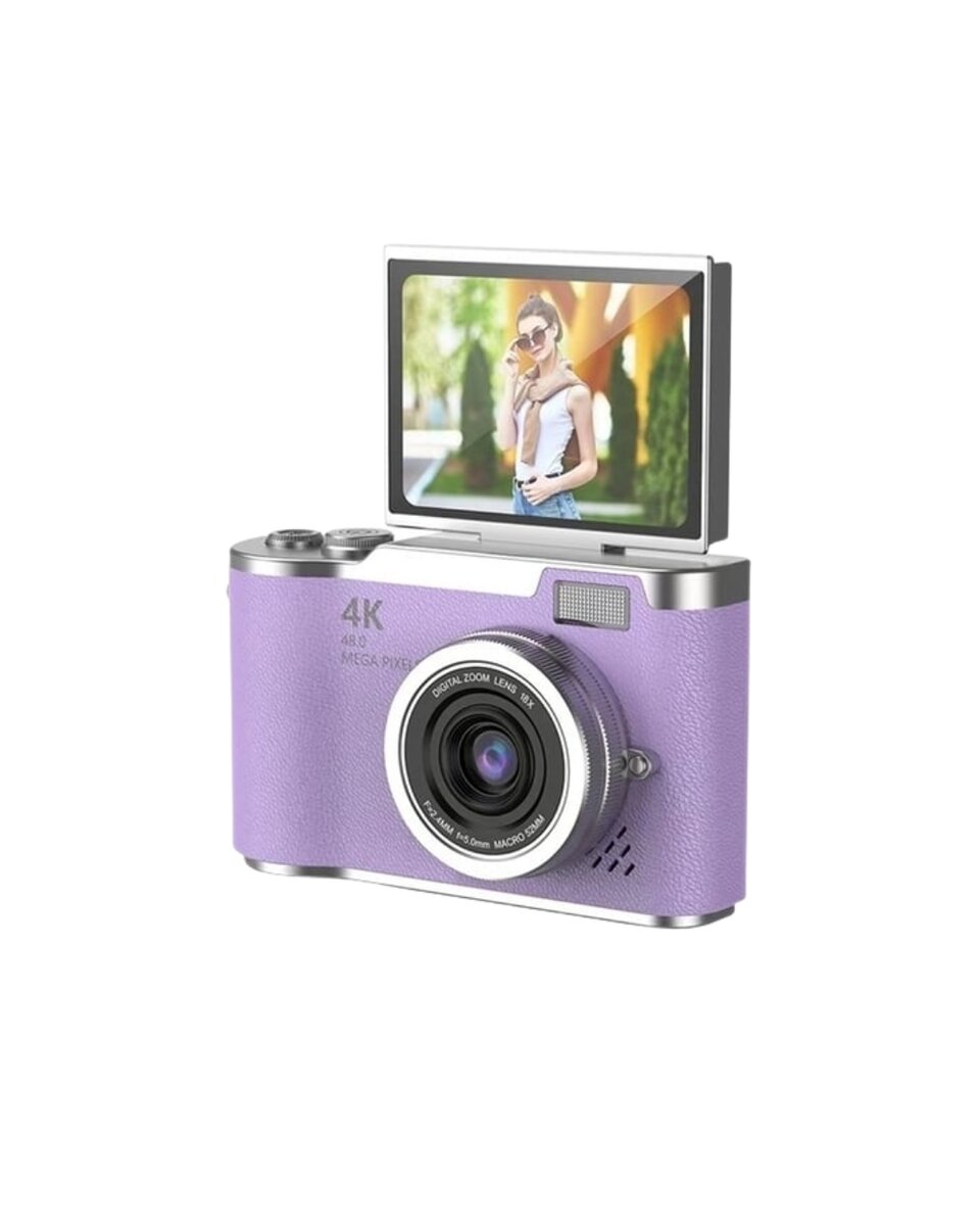 Vlog Kamera 4K Video 48 MP Otomatik Odaklı Flip Ekranlı Vlog Kamera 4K Video 48 MP Otomatik Odaklı Flip Ekranlı