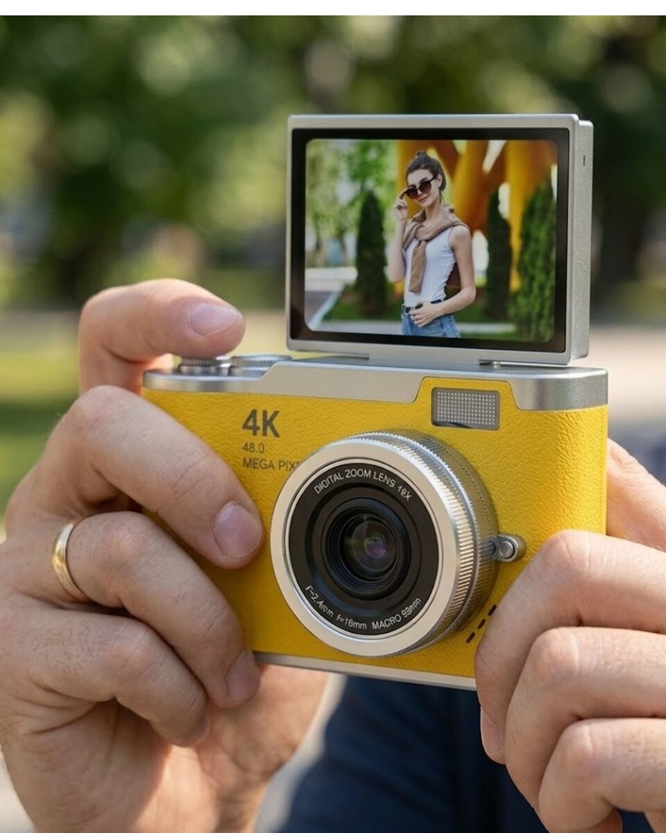 Profesyonel Çekim İçin 48 MP Dijital Kamera Flip Screen 18x Zoom Uzun Pil Ömrü Profesyonel Çekim İçin 48 MP Dijital Kamera Flip Screen 18x Zoom Uzun Pil Ömrü