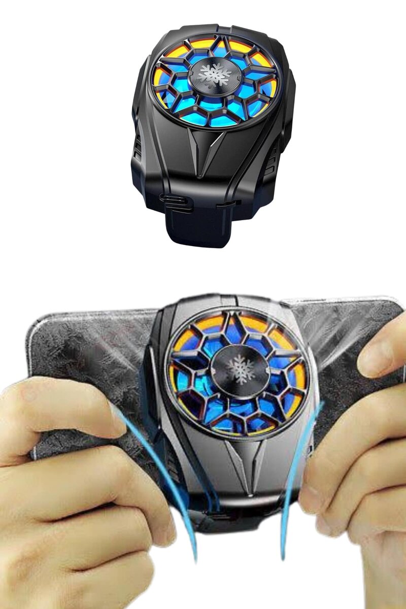 Telefon Soğutucu Fan Güçlü Motor Radyatör Cep Telefon Soğutma Telefon Soğutucu Fan Güçlü Motor Radyatör Cep Telefon Soğutma
