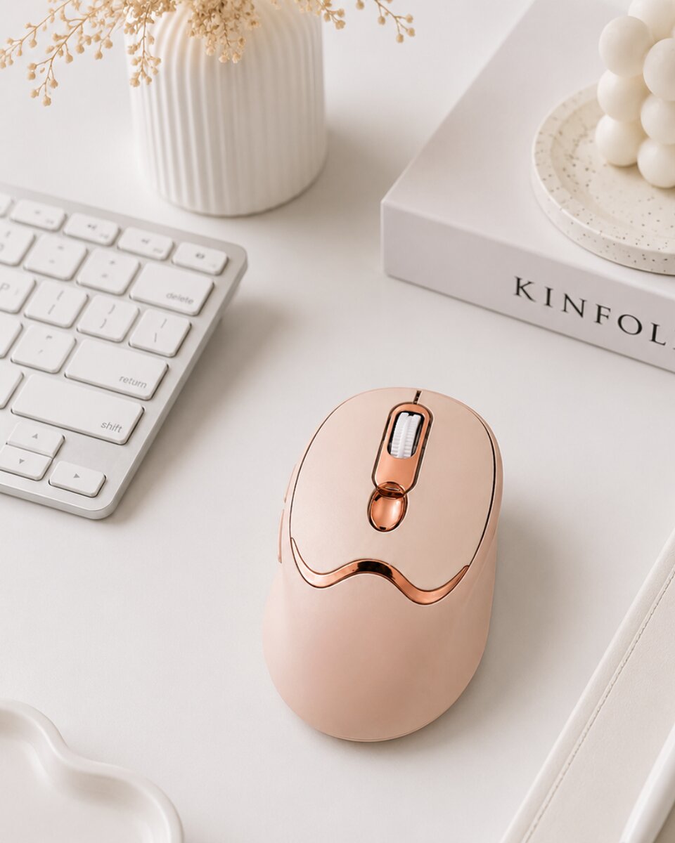 Sessiz Tıklama Özellikli Şarjlı Kablosuz Mouse Çoklu Cihaz Uyumlu Sessiz Tıklama Özellikli Şarjlı Kablosuz Mouse Çoklu Cihaz Uyumlu