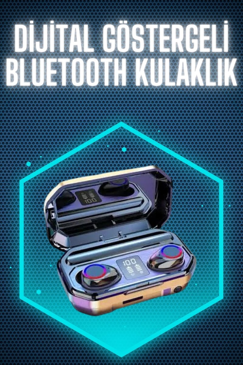 Bluetooth Kulaklık Android ve İOS Uyumlu ANC Özellikli Dijital Şarj Göstergeli Bluetooth Kulaklık Android ve İOS Uyumlu ANC Özellikli Dijital Şarj Göstergeli
