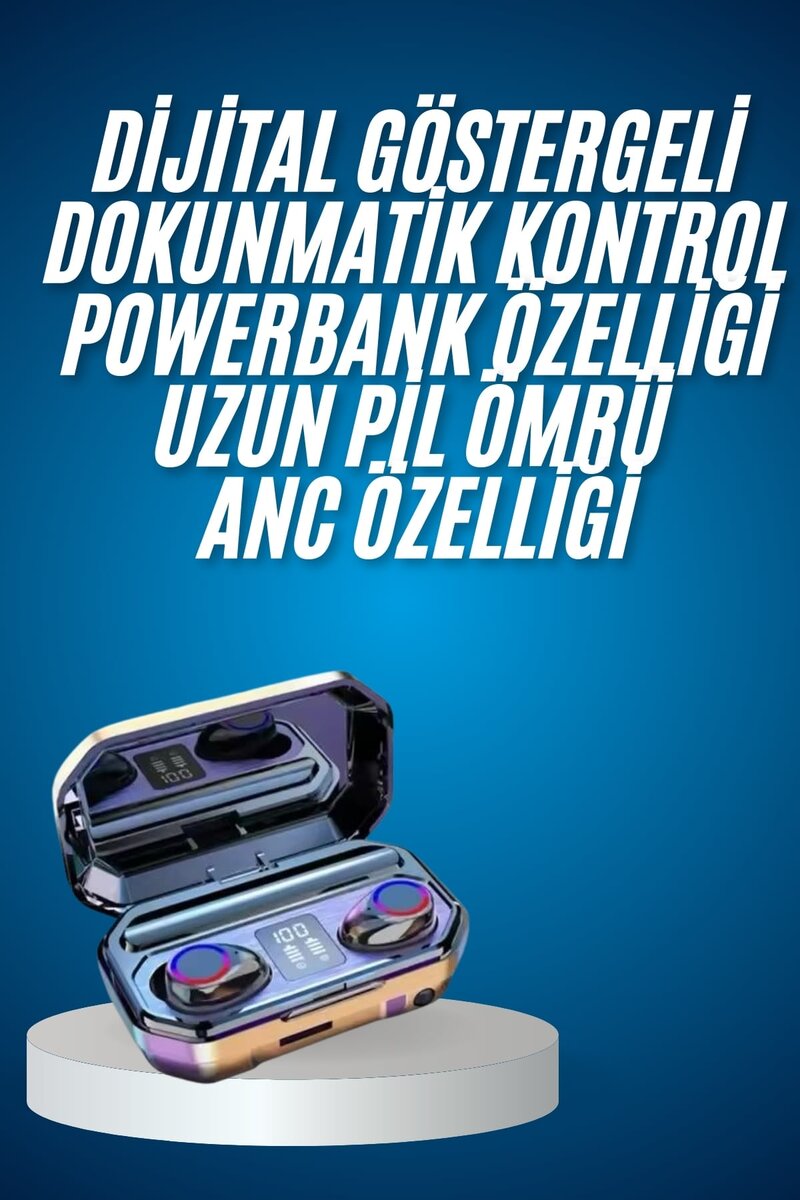 Yeni Nesil Bluetooth Kulaklık Uzun Pil Ömrü El Fenerli Dijital Şarj Göstergeli Yeni Nesil Bluetooth Kulaklık Uzun Pil Ömrü El Fenerli Dijital Şarj Göstergeli