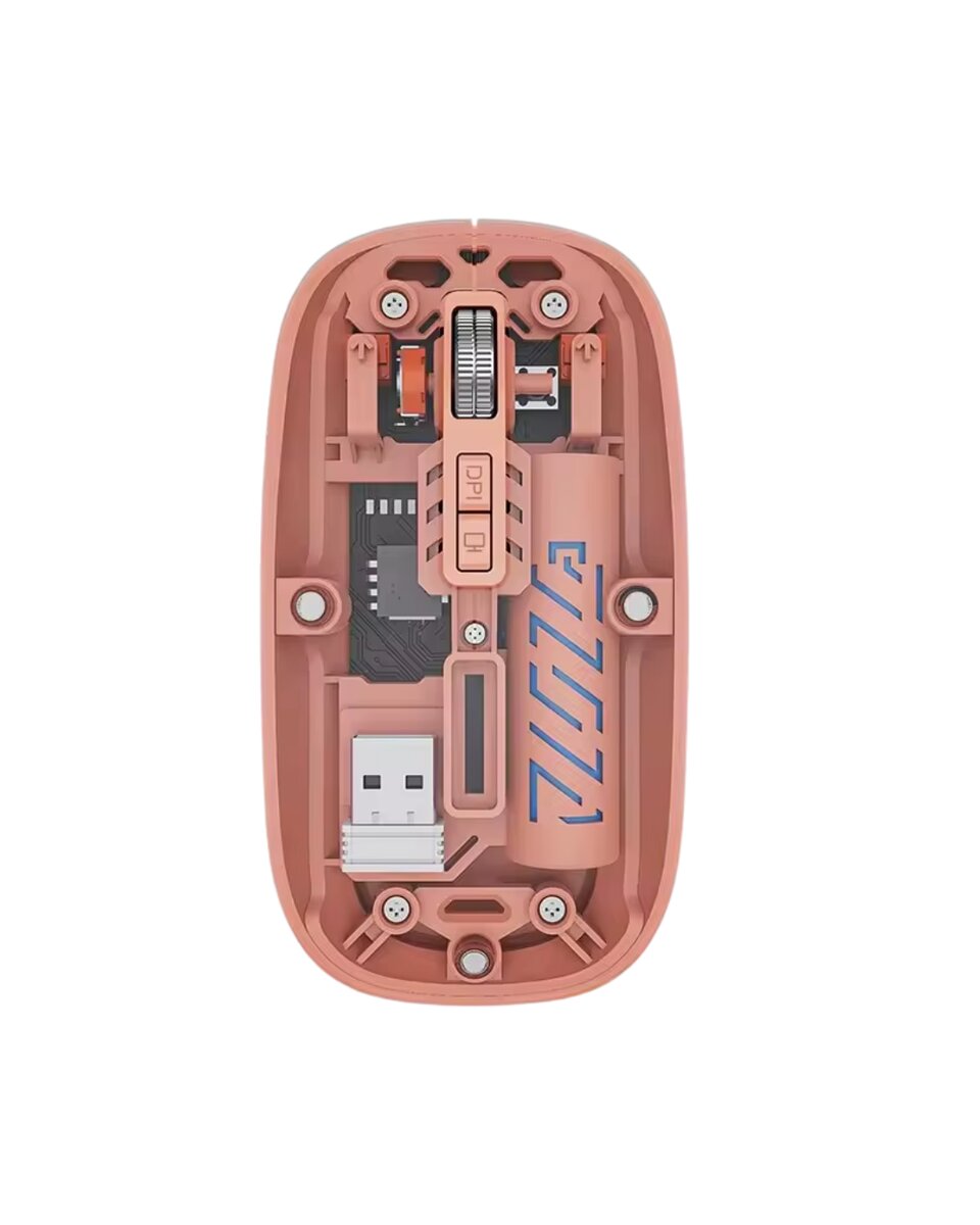 Şeffaf Kablosuz Mouse Bluetooth Bağlantılı Sessiz Tıklama Şeffaf Kablosuz Mouse Bluetooth Bağlantılı Sessiz Tıklama