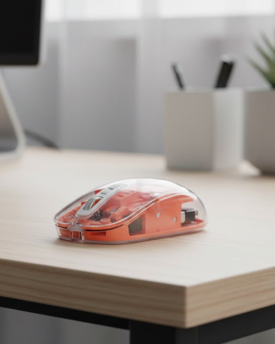 Minimal Tasarımlı Kablosuz Mouse Günlük ve Ofis Kullanımı Minimal Tasarımlı Kablosuz Mouse Günlük ve Ofis Kullanımı