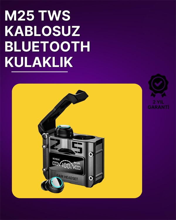 Bluetooth 5.3 Kablosuz Kulaklık | Powerbank Şarj Kutulu | Ultra HD Ses Kalitesi Bluetooth 5.3 Kablosuz Kulaklık | Powerbank Şarj Kutulu | Ultra HD Ses Kalitesi