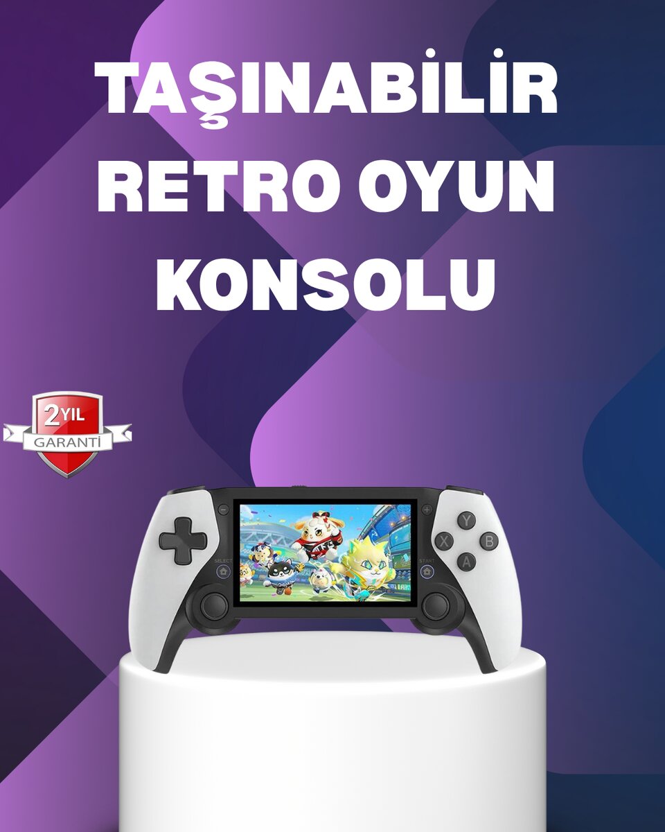64GB Hafızalı Emülatör Destekli Oyun Konsolu 64GB Hafızalı Emülatör Destekli Oyun Konsolu