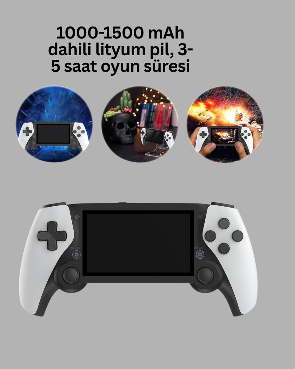 64GB Hafızalı Emülatör Destekli Oyun Konsolu 64GB Hafızalı Emülatör Destekli Oyun Konsolu