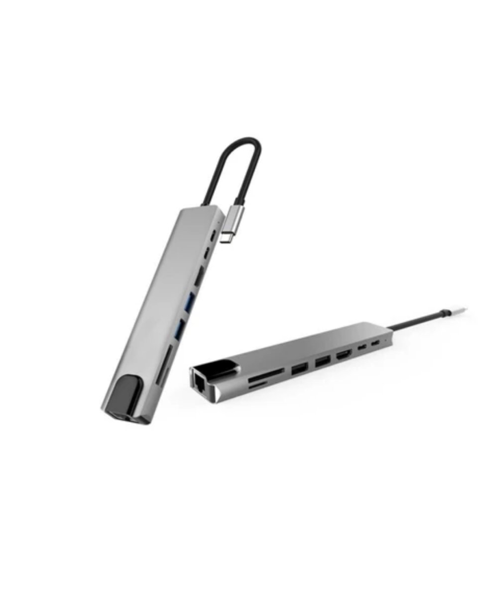 USB C Çoklu Port Adaptör HDMI USB Ethernet SD Kart Hub USB C Çoklu Port Adaptör HDMI USB Ethernet SD Kart Hub