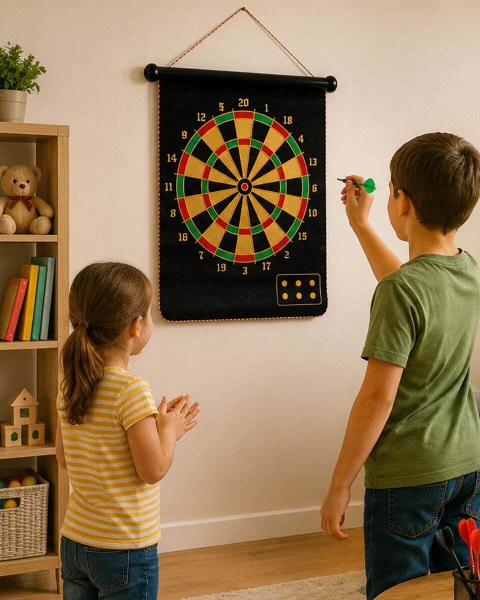 Güvenli Manyetik Dart Seti 6 Dart Oklu Eğlenceli Hedef Oyunu Güvenli Manyetik Dart Seti 6 Dart Oklu Eğlenceli Hedef Oyunu