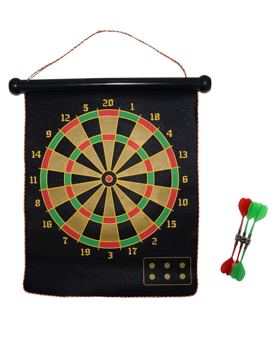 Manyetik Dart Oyunu Katlanabilir Güvenli Dart Seti 6 Ok Hediyeli