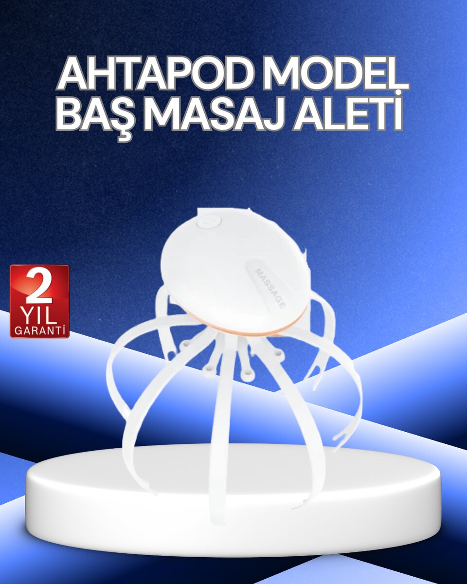 Elektrikli Kafa Masaj Cihazı 3 Modlu USB-C Şarjlı Rahatlatıcı Masaj Aleti Elektrikli Kafa Masaj Cihazı 3 Modlu USB-C Şarjlı Rahatlatıcı Masaj Aleti