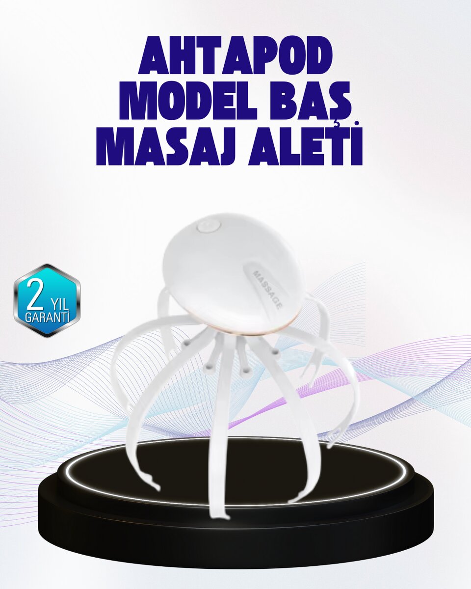 Taşınabilir Elektrikli Kafa Masaj Cihazı Sessiz Motor ve Ergonomik Tasarım Taşınabilir Elektrikli Kafa Masaj Cihazı Sessiz Motor ve Ergonomik Tasarım