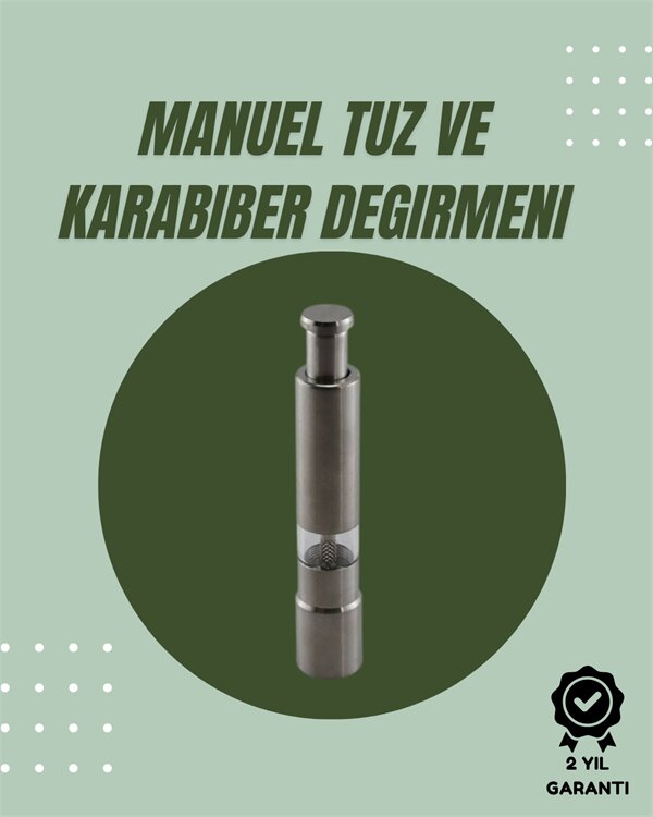 Orta Boy Kararbiber ve Tuz Öğütücü – Kolay Kullanım, Şık Tasarım Orta Boy Kararbiber ve Tuz Öğütücü – Kolay Kullanım, Şık Tasarım