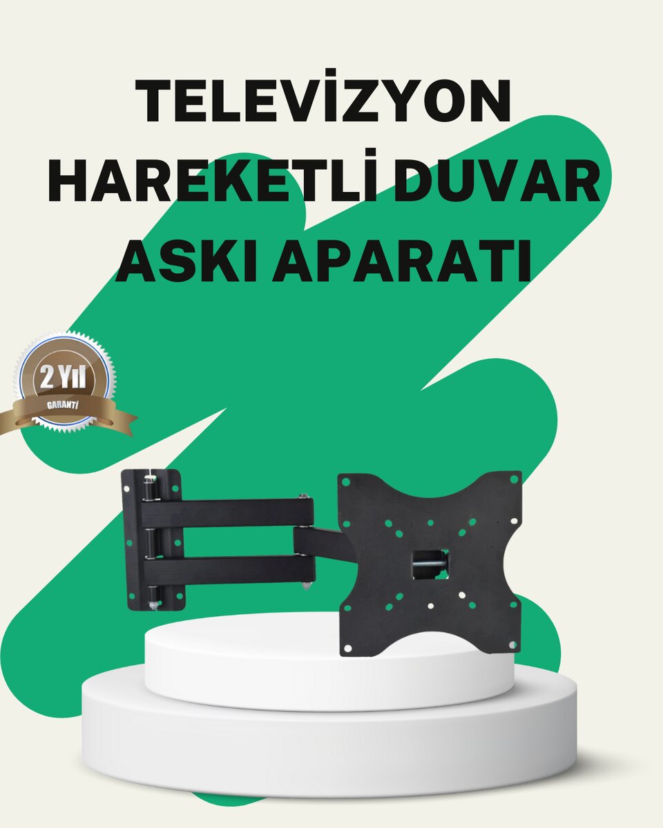 22–49 İnç TV Uyumlu Hareketli Duvar Askı Aparatı 22–49 İnç TV Uyumlu Hareketli Duvar Askı Aparatı