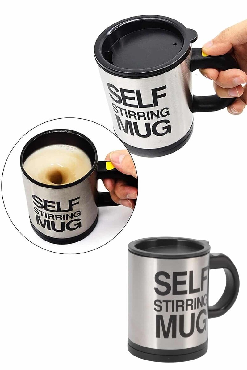 Karıştırıcı Özellikli Mikser Kupa Bardak Kompakt Taşınabilir Mug Karıştırıcı Özellikli Mikser Kupa Bardak Kompakt Taşınabilir Mug