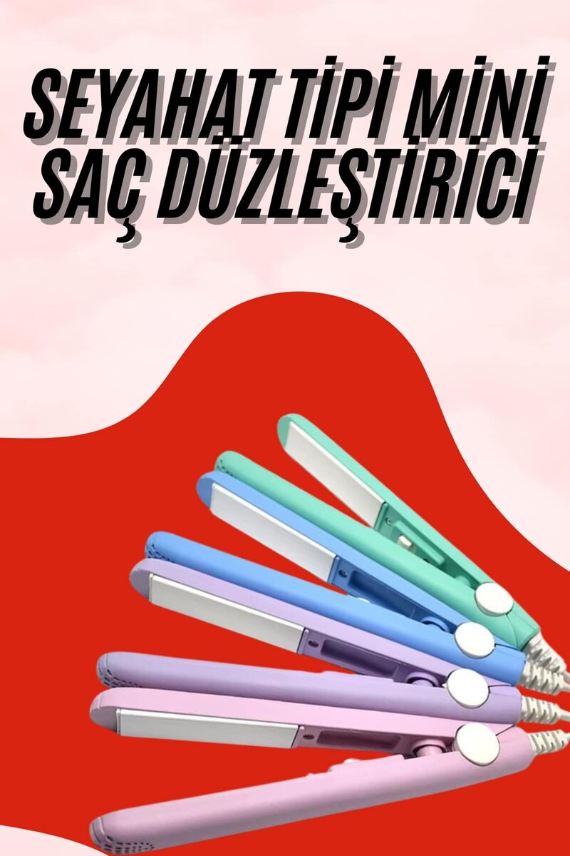 Seyahat Tipi Taşınabilir Saç Düzleştirici Saç Şekillendirici Yüksek Isı Ayarlı Seyahat Tipi Taşınabilir Saç Düzleştirici Saç Şekillendirici Yüksek Isı Ayarlı