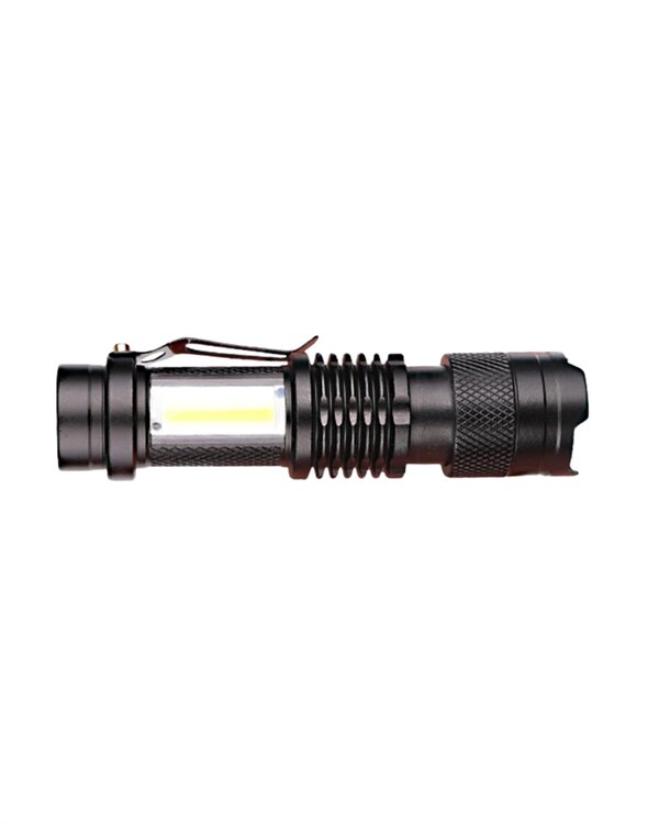 Şarjlı LED El Feneri - 14500 Pil Dahil, 4 Işık Modu, Mini Boy Şarjlı LED El Feneri - 14500 Pil Dahil, 4 Işık Modu, Mini Boy